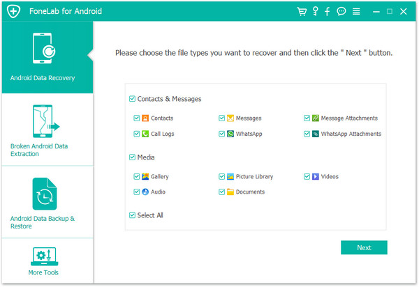 Select Messages to Recover Deleted Text Messages