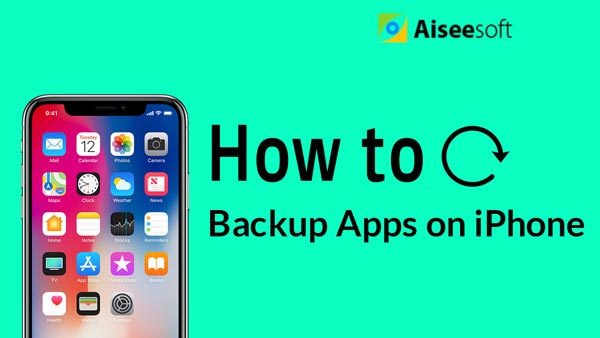 Back up Apps on iPhone
